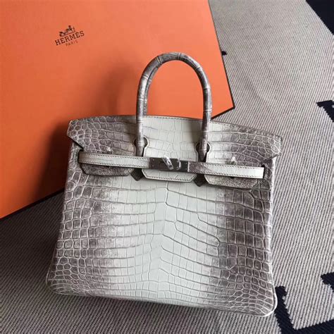 hermes birkin bag crocodile leather price|hermes himalayan birkin 25 price.